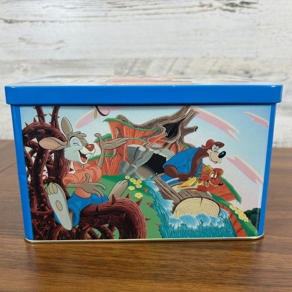 Walt Disney World Vintage Splash Mountain Taffy Tin 1990's Mickey Mouse + More - Picture 3 of 12